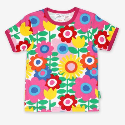 T-shirt bio Flower Power