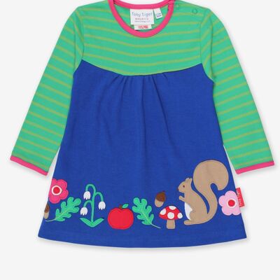 Organic Forest Adventure Applique T-Shirt Dress