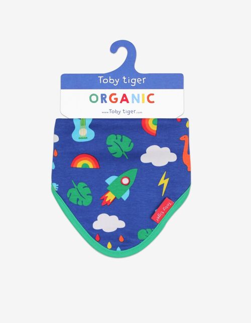 Organic Playtime Mix-Up Print Dribble Bib