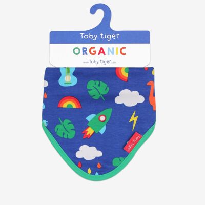 Organic Playtime Mix-Up Print Dribble Bib