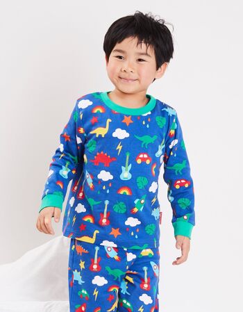 Pyjama à imprimé bio Playtime Mix-Up 2