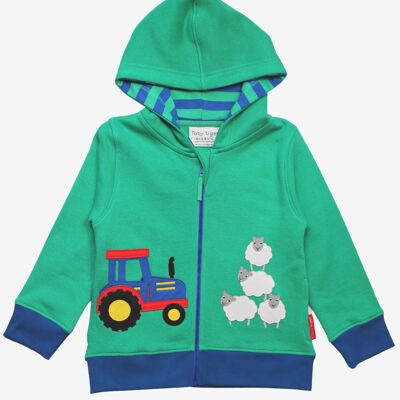 Sudadera con capucha y aplique Organic Farm