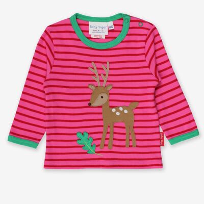 Organic Fawn Applique T-Shirt