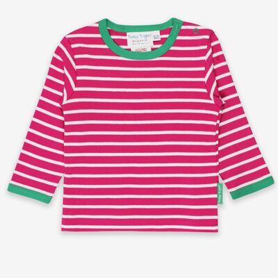 T-shirt bretone rosa organica