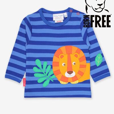 Organic Born Free Lion Applique T-Shirt