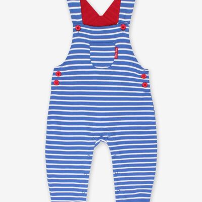 Organic Breton Stripe Dungarees