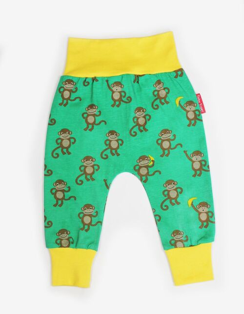 Organic Monkey Print Yoga Pants