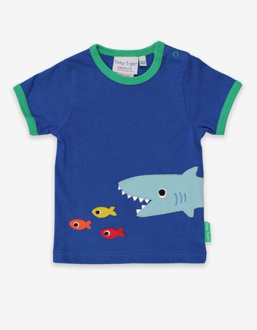 Organic Shark Applique T-Shirt