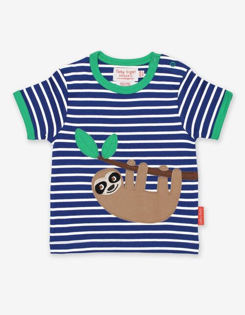Organic Sloth Applique T-Shirt
