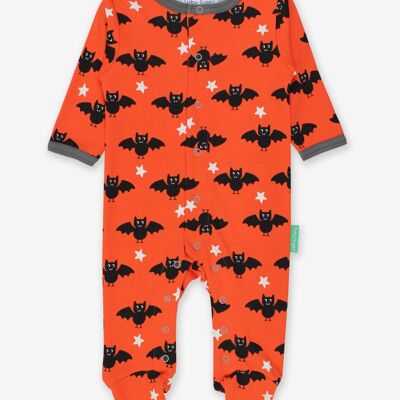 Organic Bat Print Babygrow