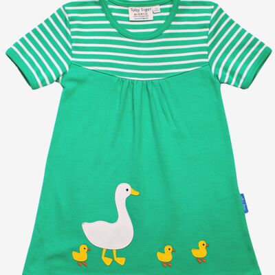 Organic Duck Applique Dress
