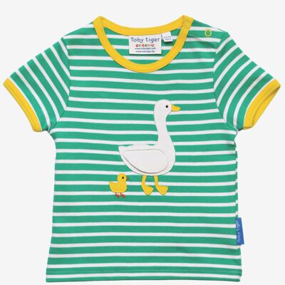 T-shirt à appliques de canard bio