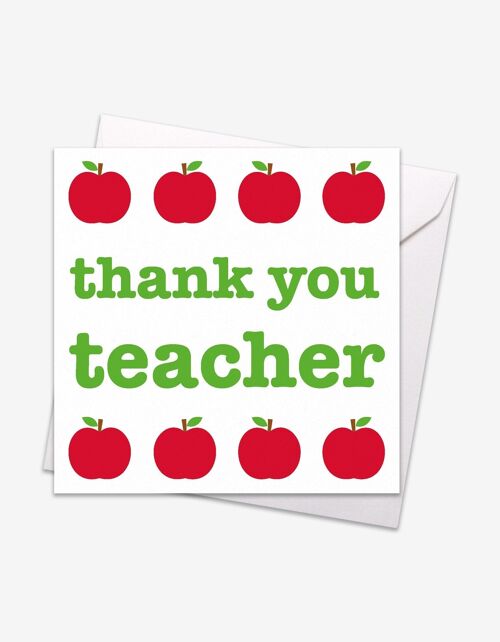 Thank You Teacher Card