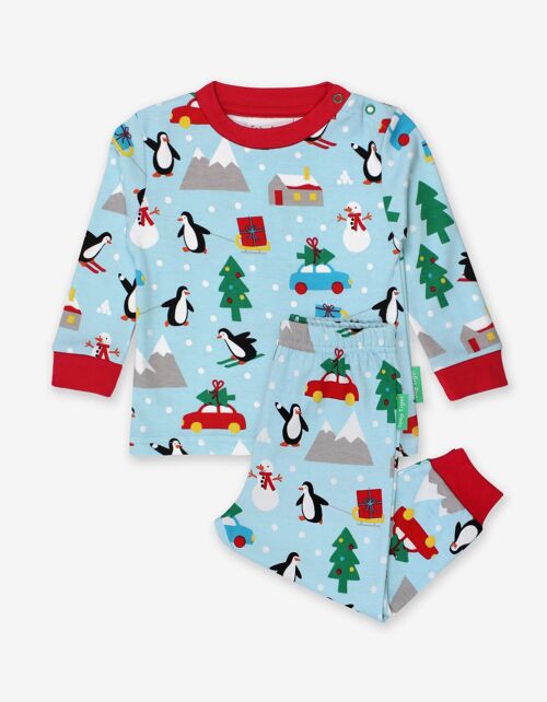 Organic Penguins' Christmas Pyjamas