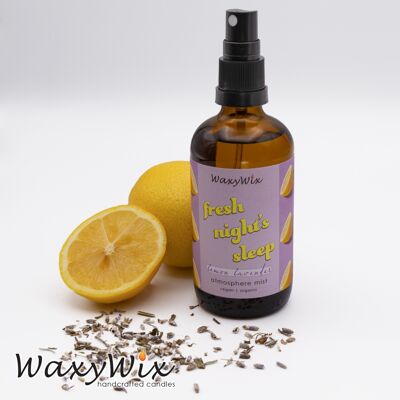 Refreshing Room Spray. Fresh night's sleep. Lemon lavender room spray. essential oil room spray. Room spray to help with sleep.
