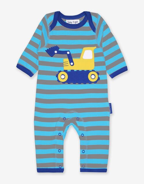 Organic Digger Applique Sleepsuit