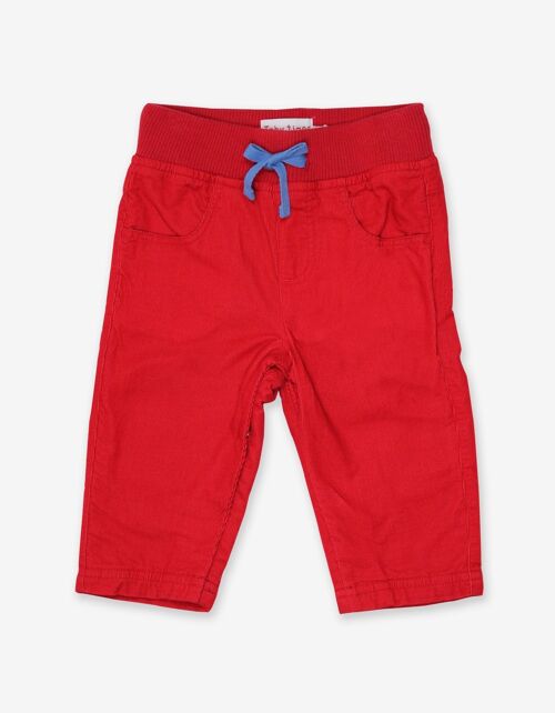 Red Cord Baby Trousers