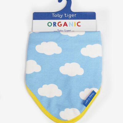 Organic Cloud Print Dribble Bib