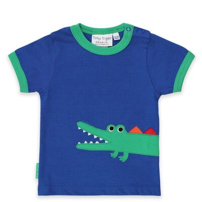 Organic Crocodile Applique T-Shirt