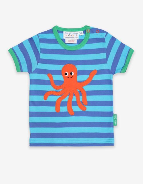 Organic Octopus Applique T-Shirt