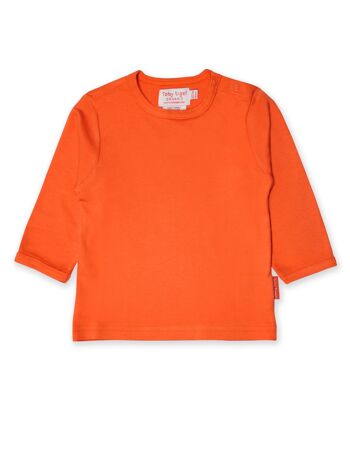 T-shirt basique orange bio