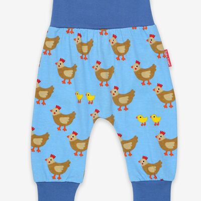 Pantalones de yoga con estampado de pollo orgánico