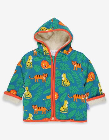 Sweat à capuche bio Wild Cats Fleece Applique