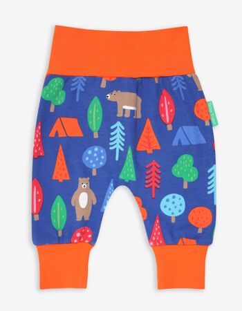 Pantalon de yoga bio à imprimé ours de camping 1