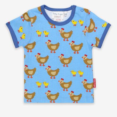 Camiseta Estampado Pollo Orgánico