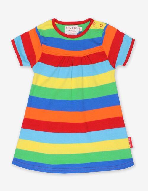 Organic Multi Stripe Dress