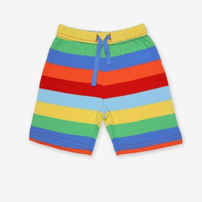 Organic Multi Stripe Shorts