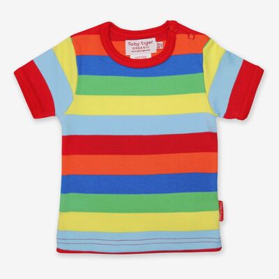 Organic Multi Stripe T-Shirt