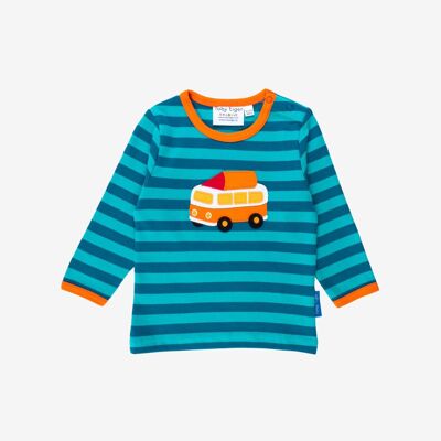 Bio-T-Shirt mit Campervan-Applikation