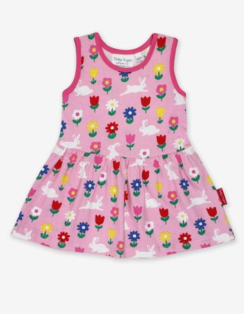 Robe d'été bio à imprimé lapin 1