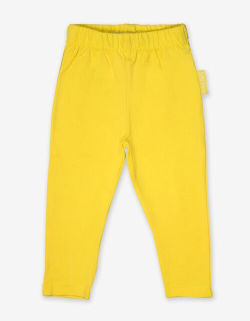 Organic Yellow Basic Leggings