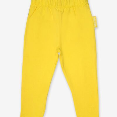 Organic Yellow Basic Leggings