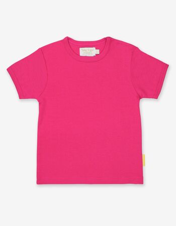 T-shirt basique rose bio