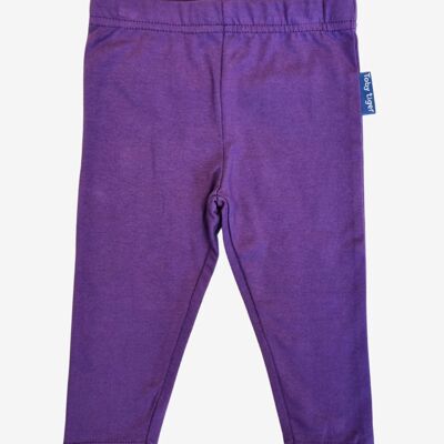 Organic Purple Basic Leggings