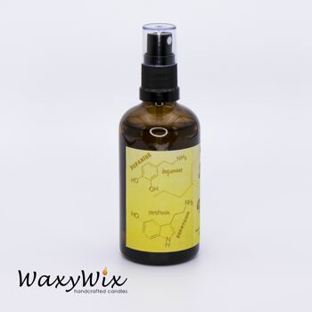 Spray d'ambiance bonheur. Fabriqué avec des huiles essentielles. Brume d'ambiance pour trouver votre ambiance joyeuse et apporter de la joie. Vaporisez-vous heureux! 2