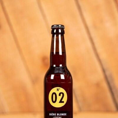 N°02 Cerveza Ecológica Rubia Clara al 2% Vol. 33cl