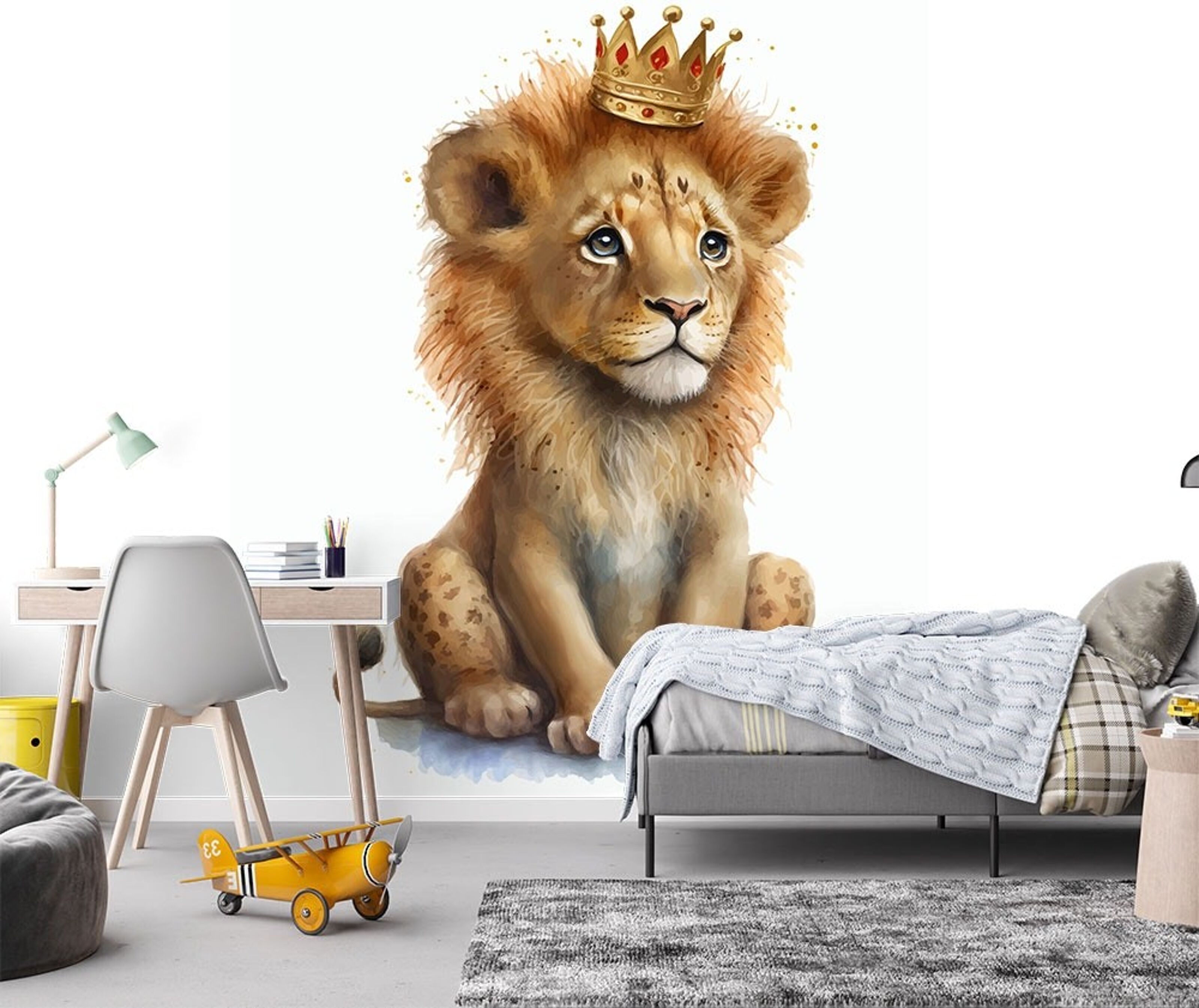 Stickers muraux 3D Le Roi Lion