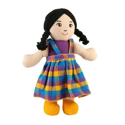 Muñeca niña - Asiática piel blanca pelo negro
