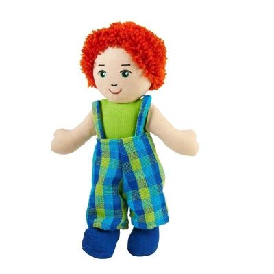 Boy doll - white skin red hair