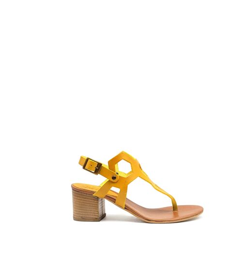 101 YELLOW CUOIO LEATHER HANDMADE SHOES IN ITALY