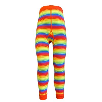 Regenbogen-Strumpfhose ohne Fuß