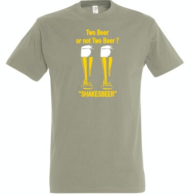 Lustiges T-Shirt mit zwei Bieren oder nicht zwei Bieren