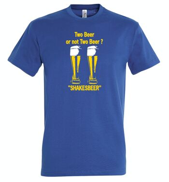 T-SHIRT humoristique TWO BEER OR NOT TWO BEER 4