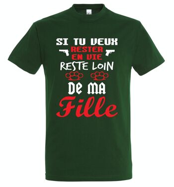 T-SHIRT humoristique Si tu veux rester en vie 2