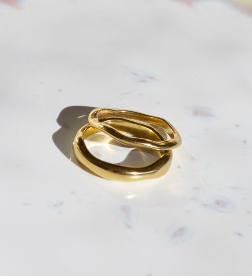 Double Layer Stacking Ring