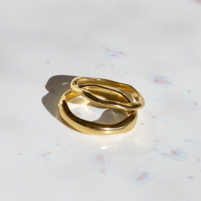 Double Layer Stacking Ring